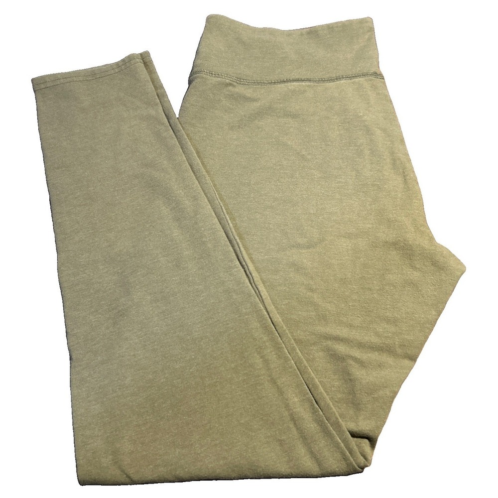 Aerie Chill Play Move Leggings  Women's Size Large Olive Green  No Pockets